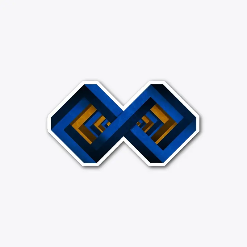 Recursive Logo - Blue/Gold