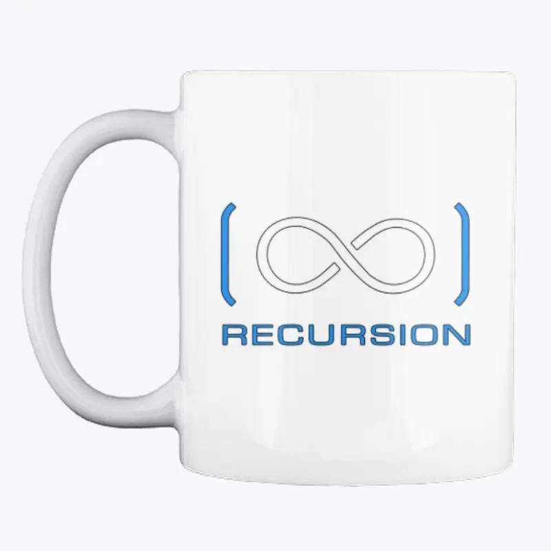 Recursion Simple Logo - Blue